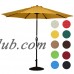 Sundale Outdoor 10 Feet Outdoor Aluminum Patio Umbrella with Auto Tilt and Crank, 8 Alu. Ribs, 100% Polyester   